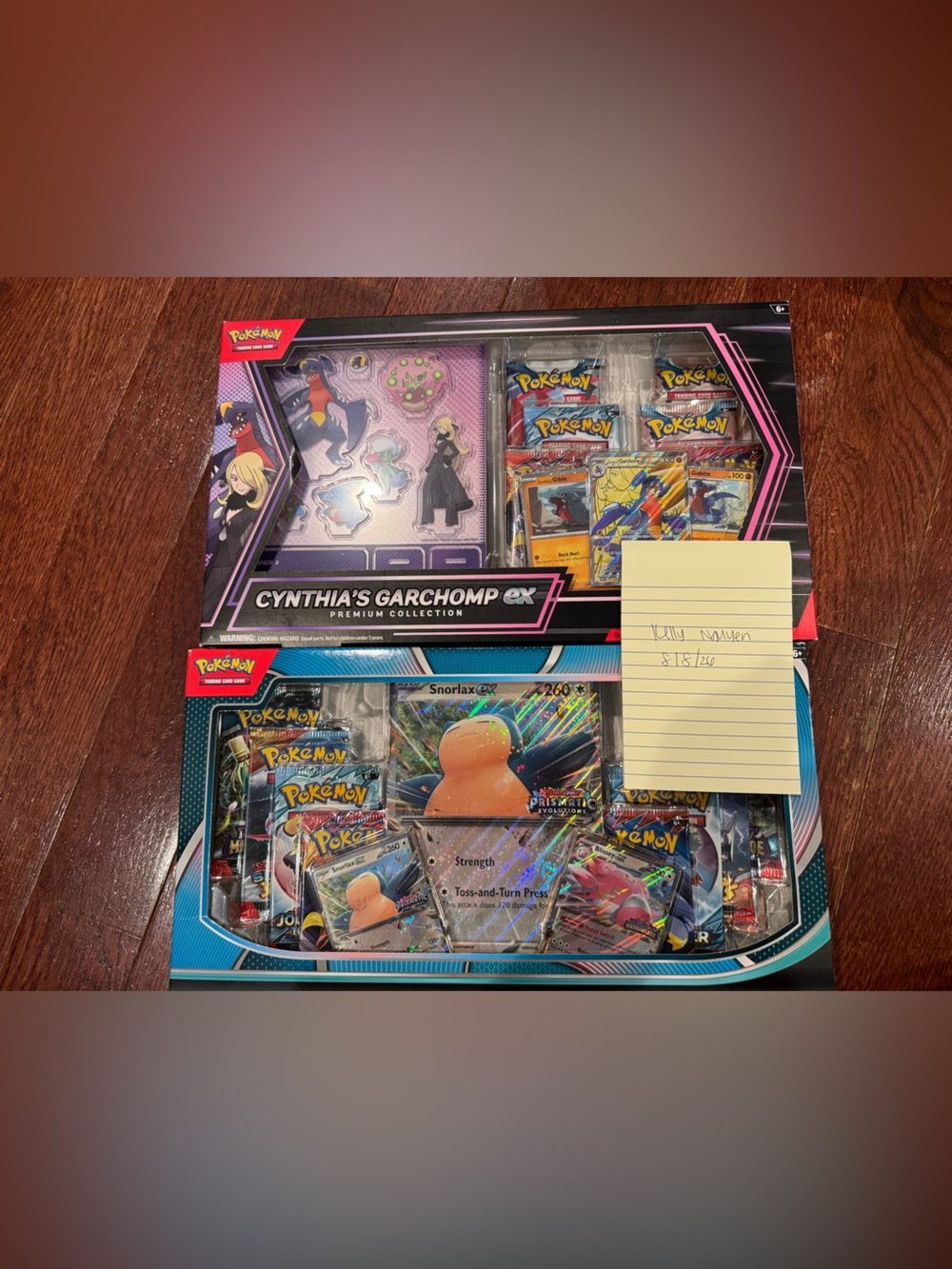 Snorlax and blissey pokemon cards box
